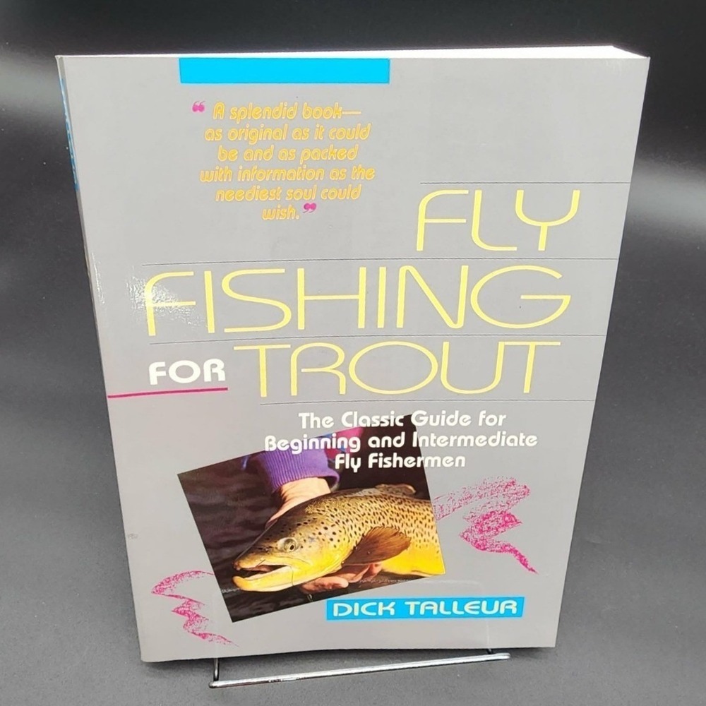 Fly Fishing forโ Trout Dick Talleur Paperback Book New Old Stock Guide Angling